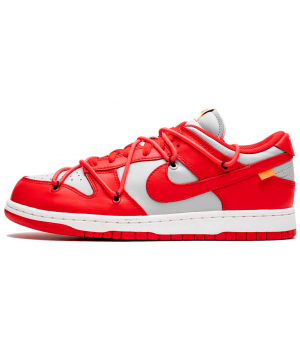 Кроссовки Nike Air Force 1 SB Dunk Low Off-White Red
